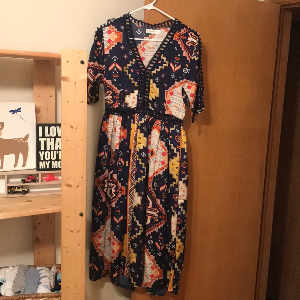 Vintage meets modern styled dress